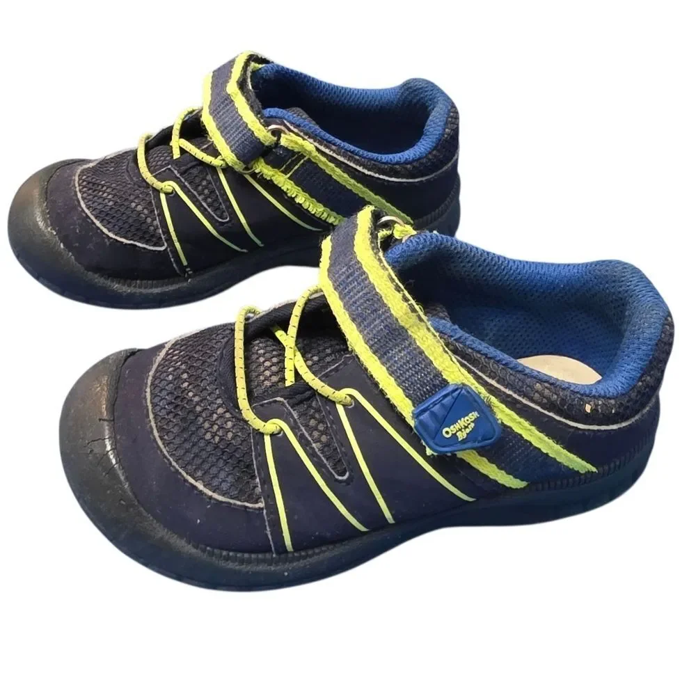 Oshkosh B'Gosh Navy and Yellow Sneakers